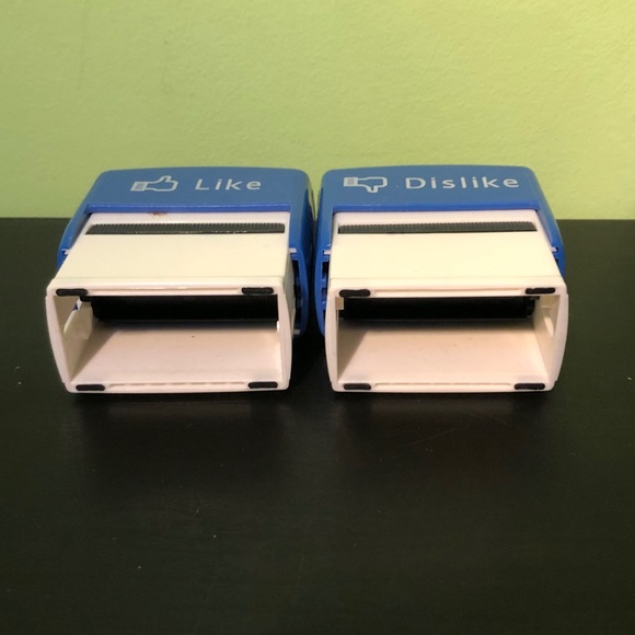 👍👎 Y2K HUMOR FACEBOOK LIKE & DISLIKE BUTTON STAMPS 👍👎 - Picture 6 of 7